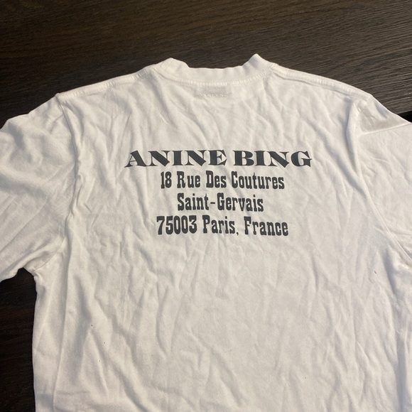 Anine Bing Avi PARIS t-shirt - Picture 4 of 5